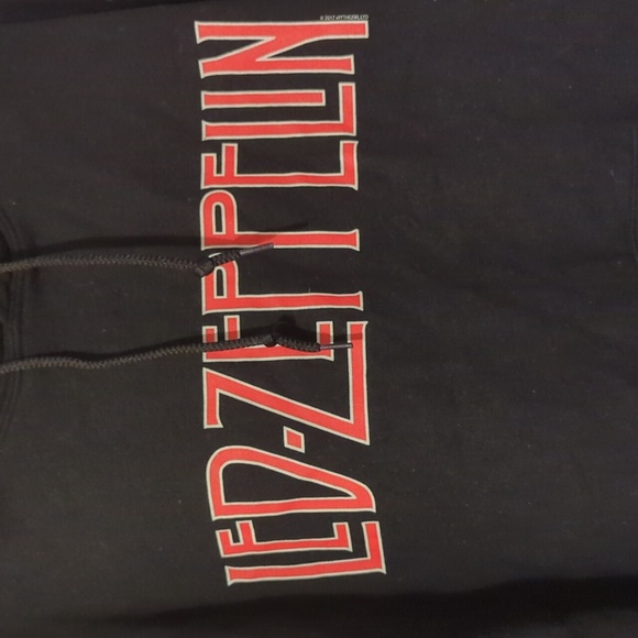 LED ZEPPELIN pullover hoodie with rune symbols on back - Picture 3 of 6